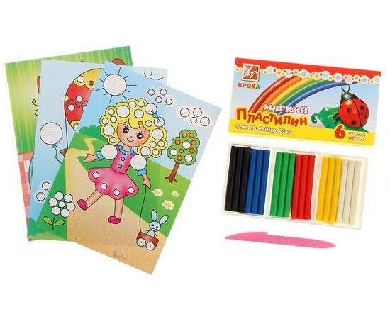 Пластилиновая мозаика "Девочка"