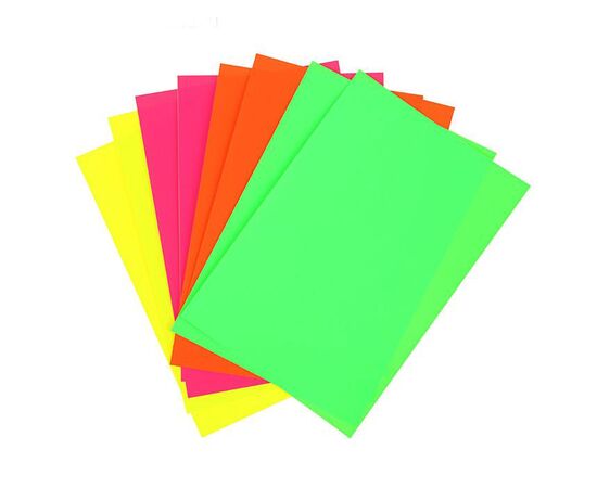 Самоклеящаяся цветная бумага 8 листов А4, 4 цвета