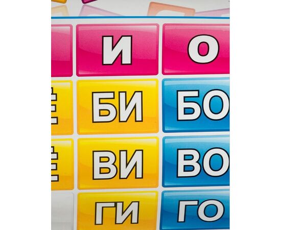 Электронный плакат "Читаем по слогам" s+s toys