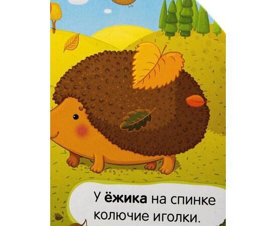 Книжка - зверюшка "Ежик" + песенка