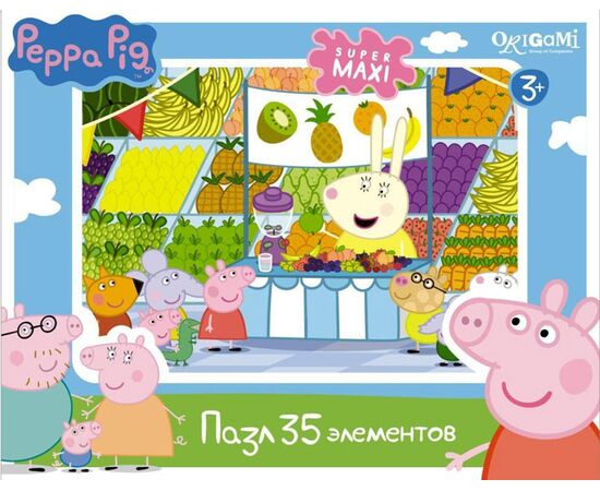 Пазл "Peppa Pig. Фрукты" 35 элементов, maxi