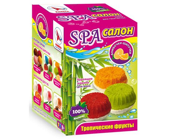 Делаем бурляшки для ванны "Тропические фрукты"