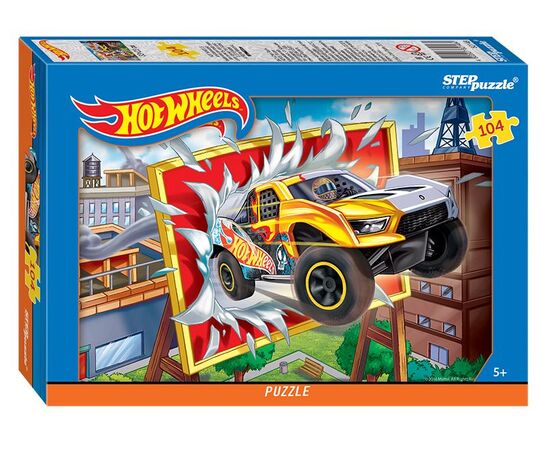 Пазл "Hot wheels" 104 детали