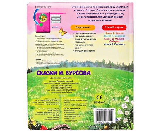 Говорящая книга "Сказки И. Бурсова"