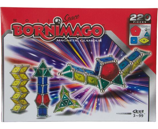 Конструктор магнитный Bornimago Space 220 деталей