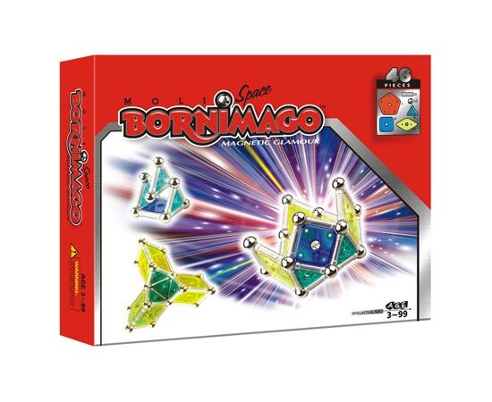 Конструктор магнитный Bornimago Space 46 деталей