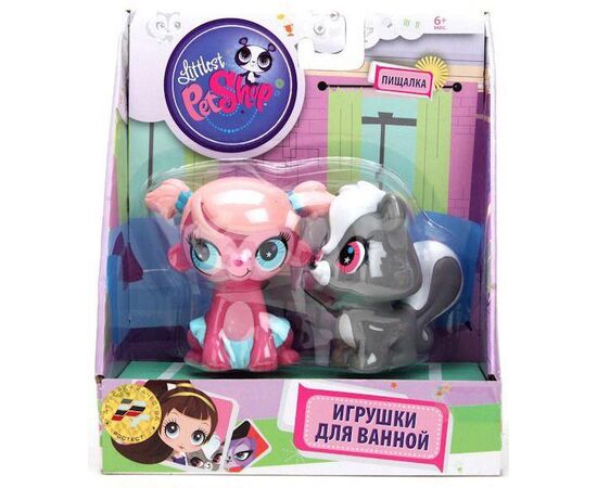 Пластизоль "Pet Shop" енот и обезьянка