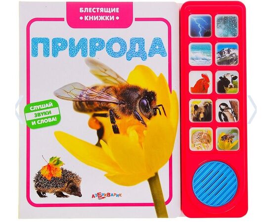 Книжка музыкальная "Природа"