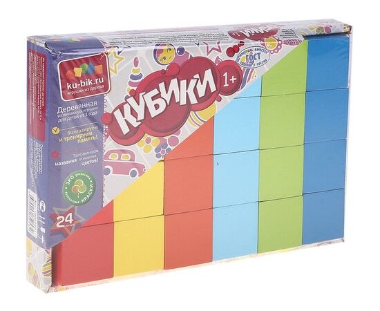 Конструктор "Кубики" 24 детали