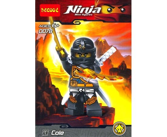 Конструктор "Ninja. Mini figures" Cole
