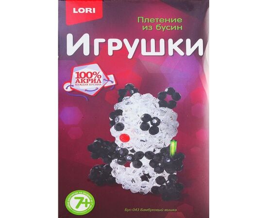 Плетение из бусин "Бамбуковый мишка"