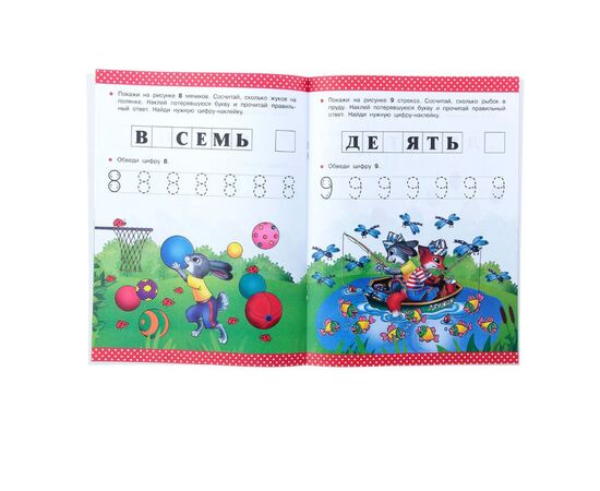 Развивающая книжка "Считаю и решаю: 4-5 лет" 150 наклеек