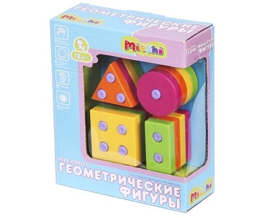 Игра-сортер Mioshi "Геометрические фигуры"