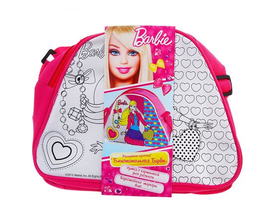Сумочка для росписи "Barbie" + 4 водостойких маркера