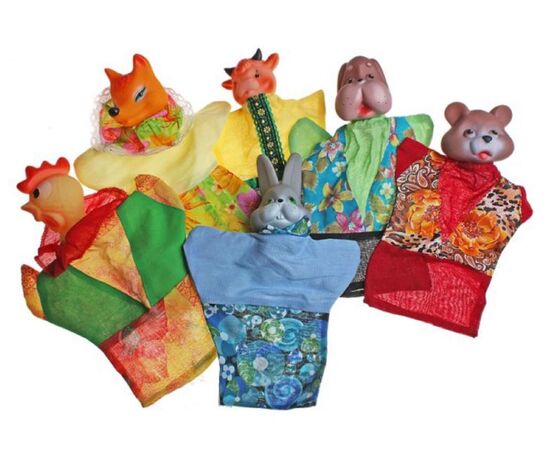 Кукольный театр "Зайкина избушка" 6 кукол