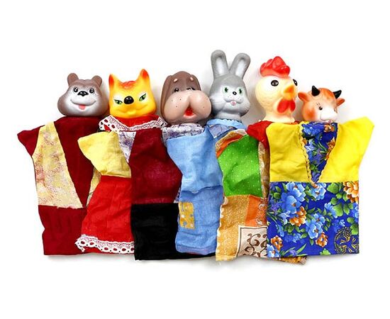 Кукольный театр "Зайкина избушка" 6 кукол