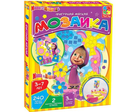 Мягкая мозаика "Маша" 240 наклеек
