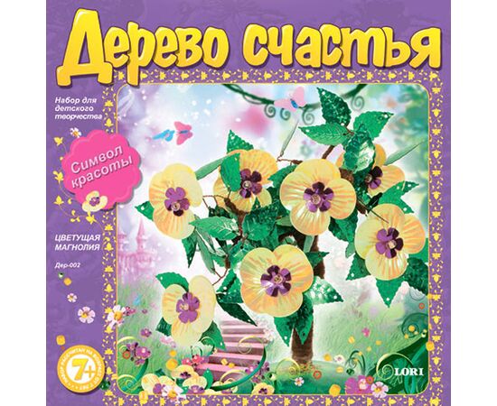 Плетение из пайеток "Цветущая магнолия"
