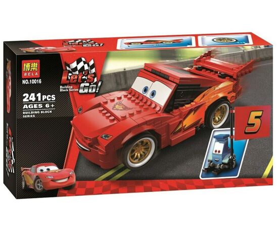Конструктор "Тачки" 241 деталь