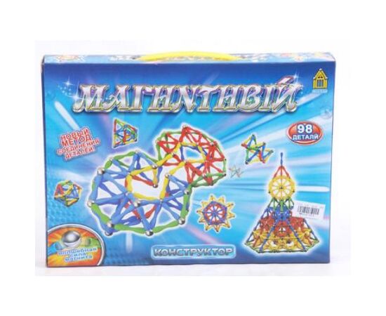 Магнитный конструктор 98 деталей