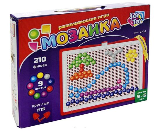 Мозаика 210 фишек 9 цветов