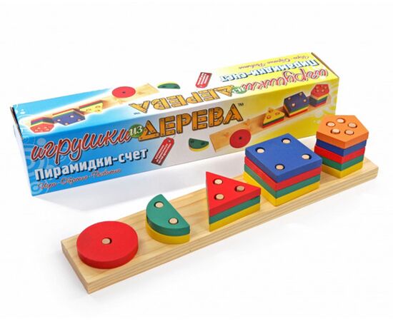 Пирамидка "Счет" 5 фигур
