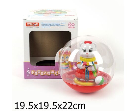 Неваляшка в шаре "Кошечка"