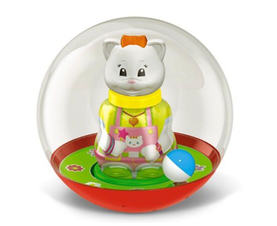 Неваляшка в шаре "Кошечка"