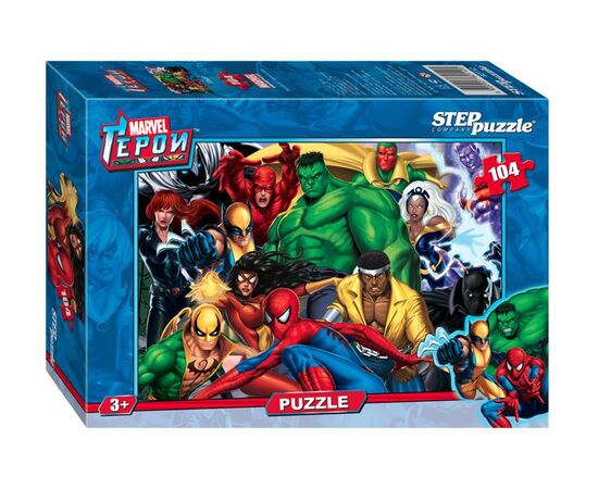 Пазл "Герои Marvel" 104 детали