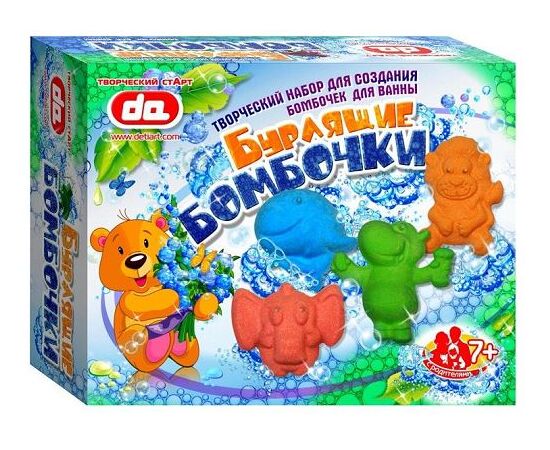 Бурлящие бомбочки для ванны "животные"
