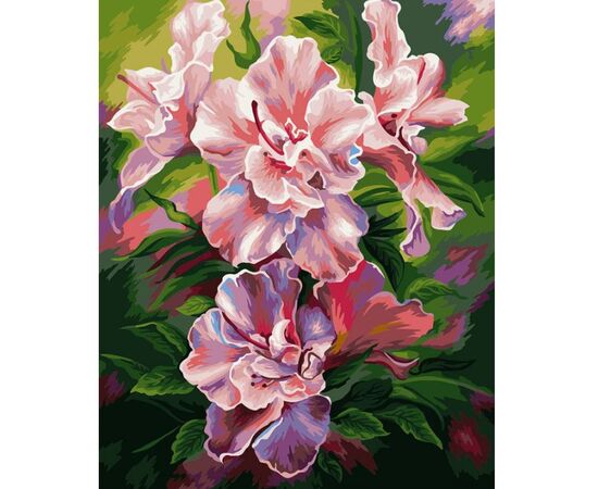 Роспись по холсту по номерам "Азалия", 30×40 см