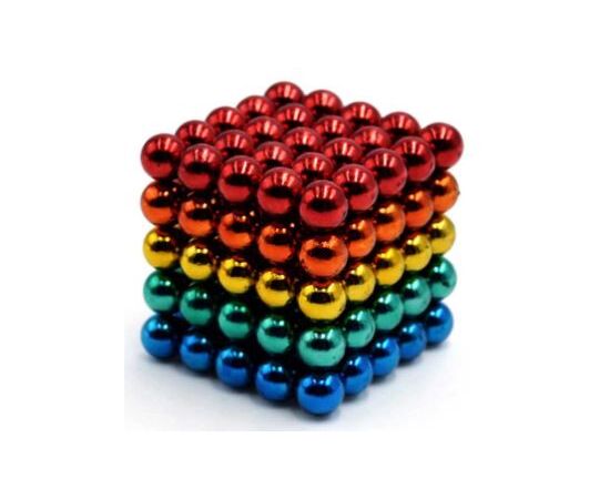 Неокуб, 125 шариков по 5 мм, разноцветный (5 цветов)