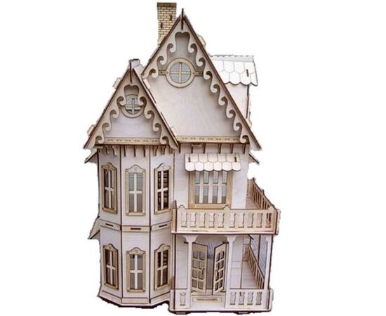 Кукольный дом из дерева, 58 см