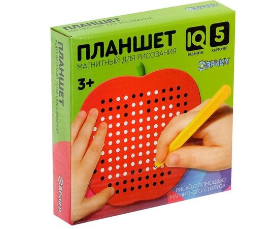 Планшет "Магнитное рисование. Яблоко", 13 x 13 см