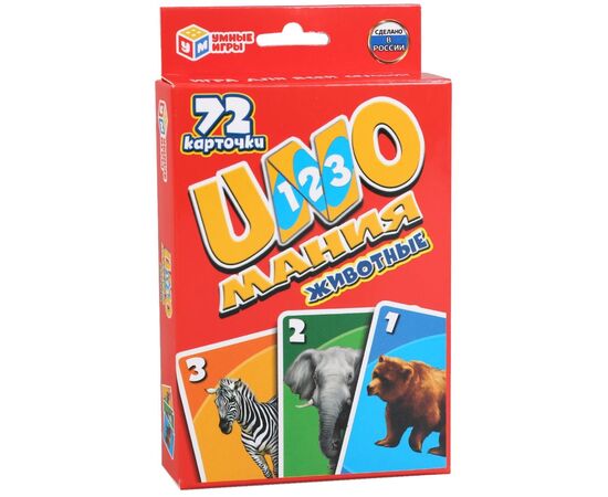 Игра для всей семьи "UNO. Животные"