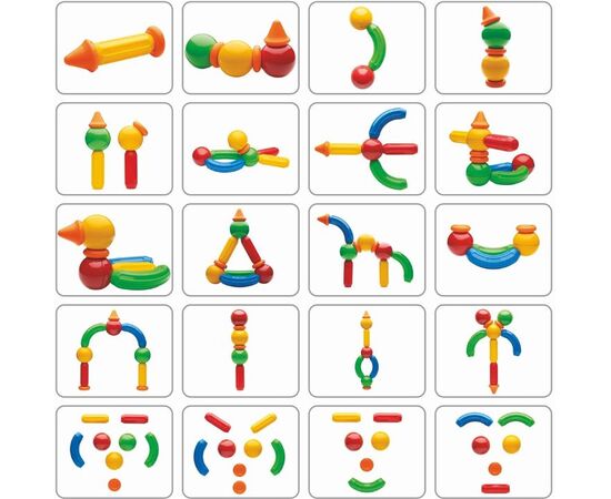 Магнитный конструктор STICK-O "Basic Set" 10 деталей