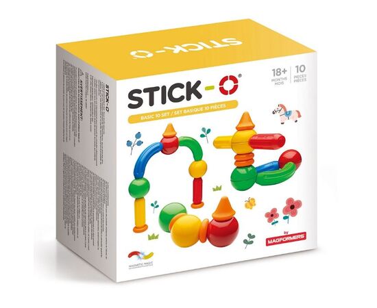 Магнитный конструктор STICK-O "Basic Set" 10 деталей