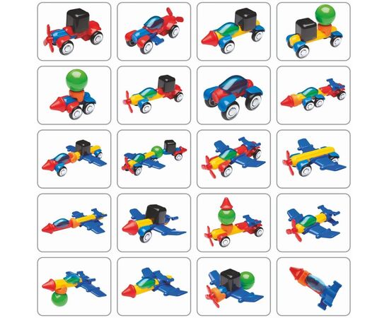 Магнитный конструктор STICK-O "City Set" 16 деталей