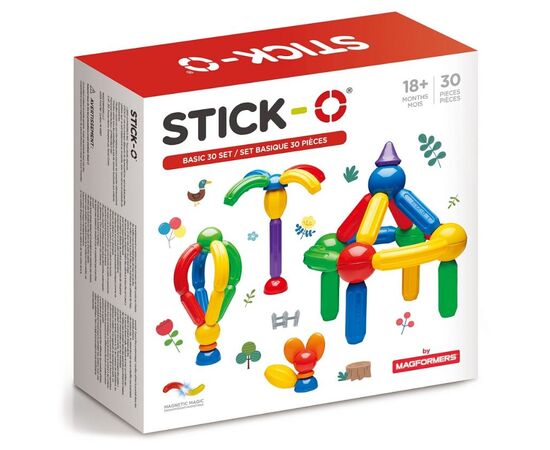 Магнитный конструктор STICK-O "Basic Set" 30 деталей