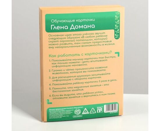 Обучающие карточки Глена Домана "Дикие животные"