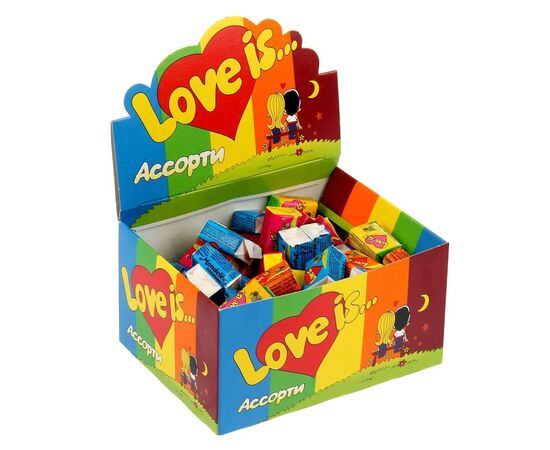 Набор жевательных резинок Love is "Ассорти" 100 штук