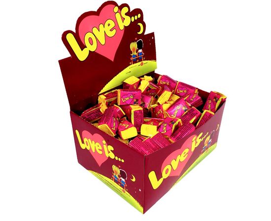 Набор жевательных резинок Love is "Вишня и лимон" 100 штук
