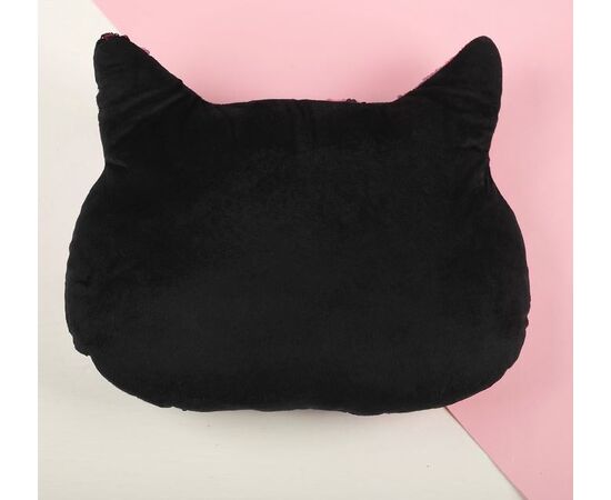 Мягкая игрушка-подушка "Кошечка" с пайетками