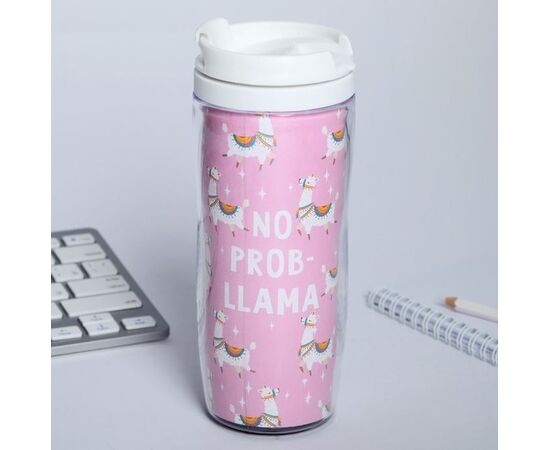 Подарочный набор "NO DRAMA LLama" ежедневник+термостакан
