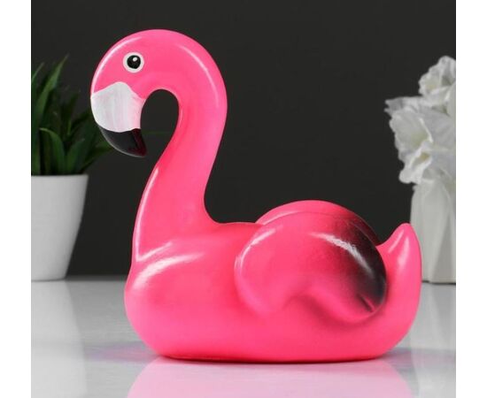 Копилка "Розовый Фламинго" 21 см