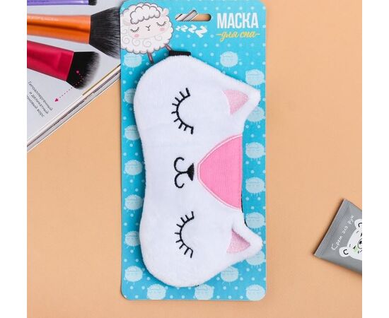 Маска для сна фигурная "Киска"