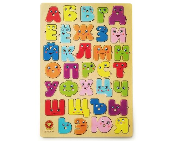 Большая алфавитная доска "Веселые буквы"