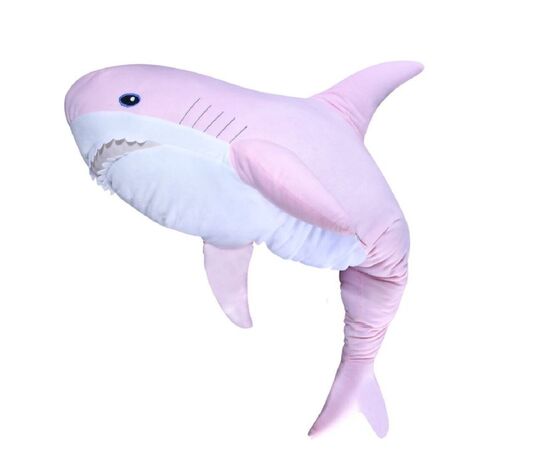 Акула розовая100 см