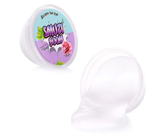Слайм "Smuzi Boom", 150 гр, белый