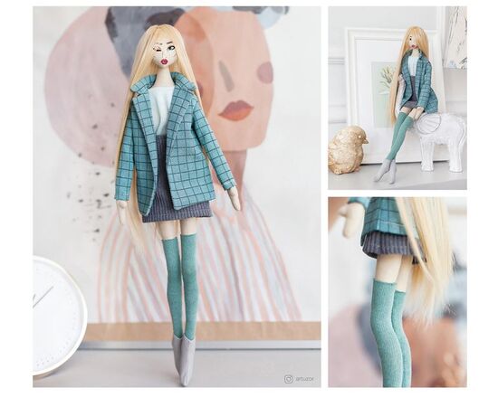Набор для шитья мягкой куклы "Лина" 22,4 × 5,2 × 15,6 см
